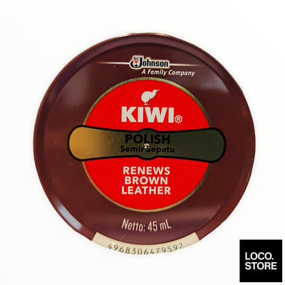 Kiwi Paste Shoe Polish Brown 45ml - Household