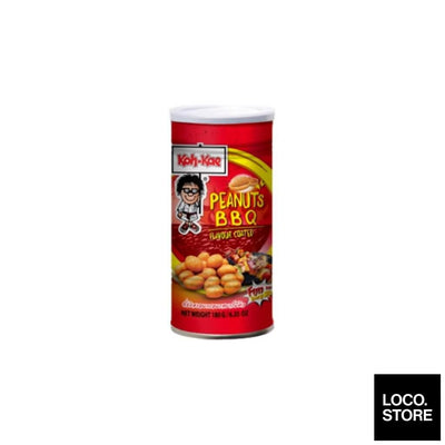 Koh Kae Peanut Bar-B-Q Flavour Coated 180g (Can) - Snacks