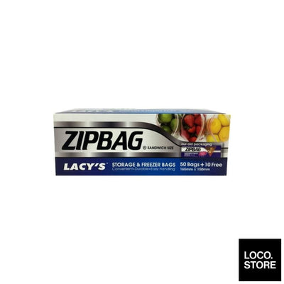 Lacy’s Zipbag (S) Sandwich 50 bags + 10 free - Household
