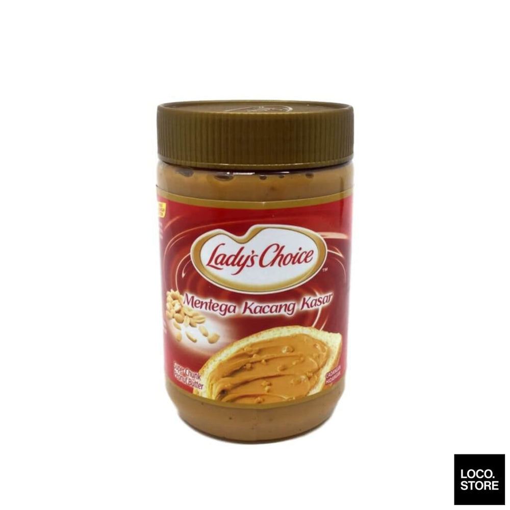 Ladys Choice Peanut Butter Chunky 500g - Spreads & 