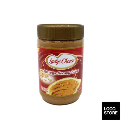 Ladys Choice Peanut Butter Chunky 500g - Spreads & 