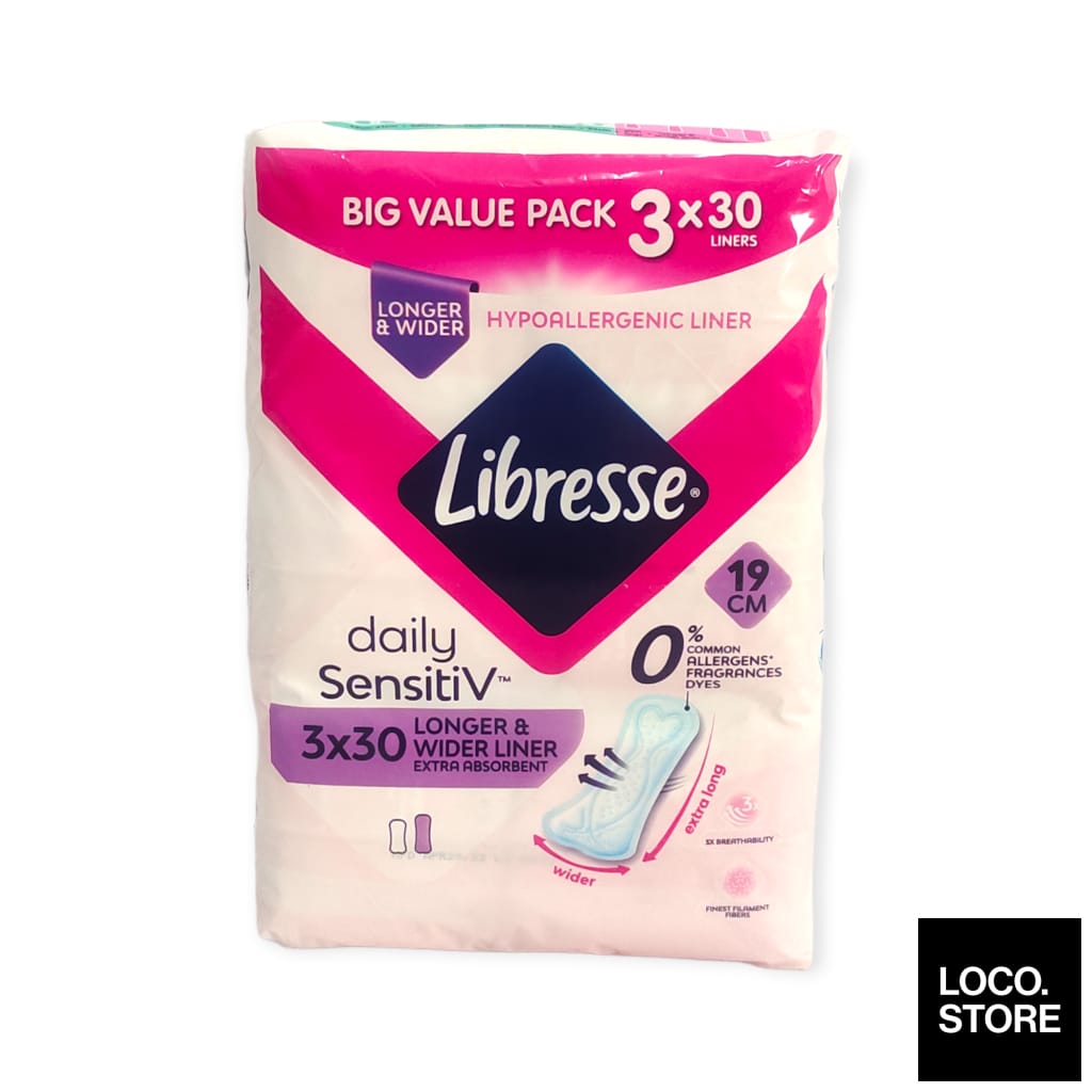 Libresse Feminine Pantyliners Sensitiv Long & Wide Slim Big