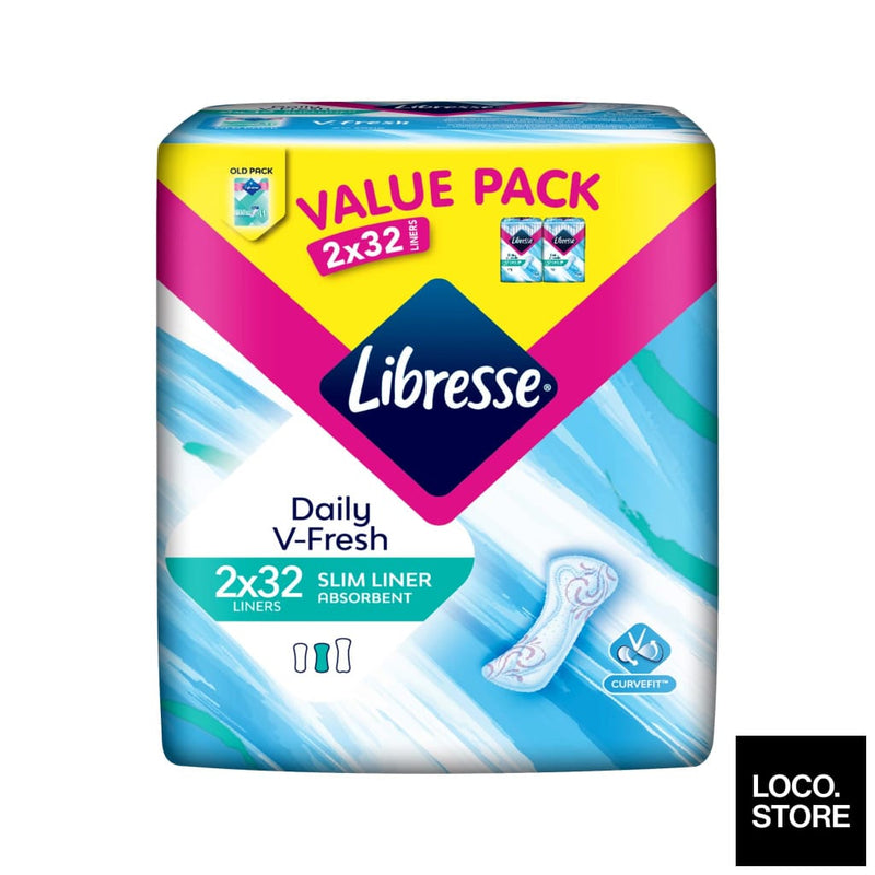 Libresse SlimPL 15cm 2x32s Value Pack - Health & Wellness