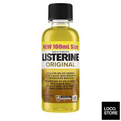 Listerine Mouth Wash Original 100ml - Health & Wellness