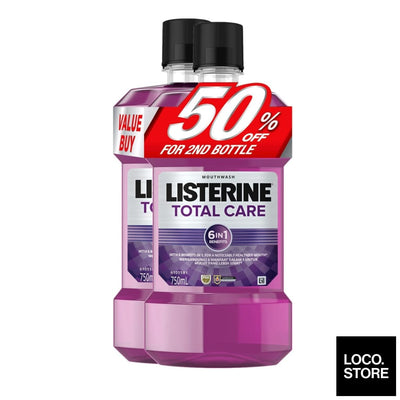 Listerine Total Care 750ml Twin Pack - Health & Wellness