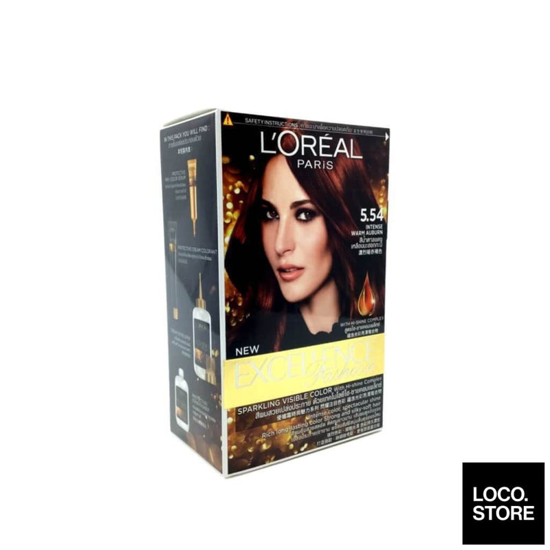 LOreal Excellence Fashion - 5.54 Intense Warm Auburn - Hair 