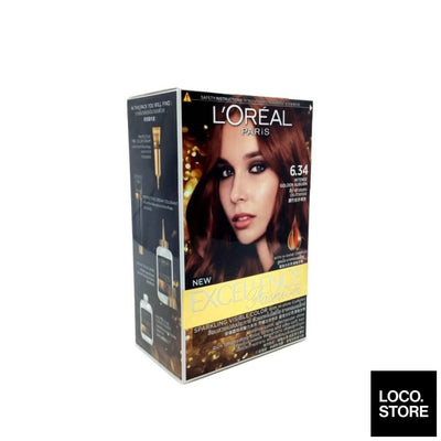 LOreal Excellence Fashion - 6.34 Intense Golden Auburn - 