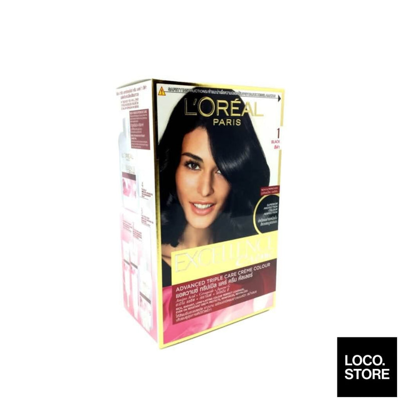 L’Oreal Excellence Hair Color No.1 Black - Hair Care