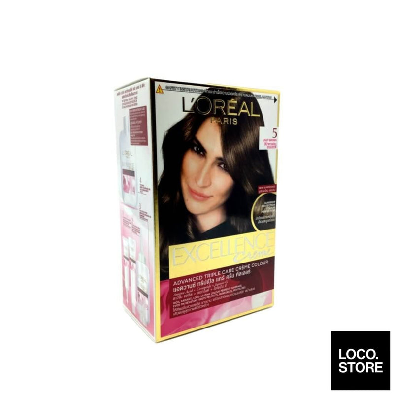 L’Oreal Excellence Hair Color No.5 Light Brown - Hair Care