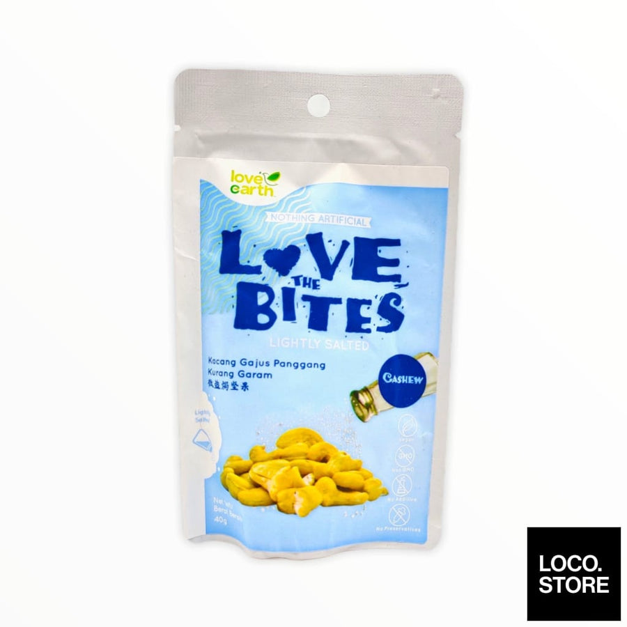 Love Earth Bites Lightly Salted Cashew 40g - Snacks