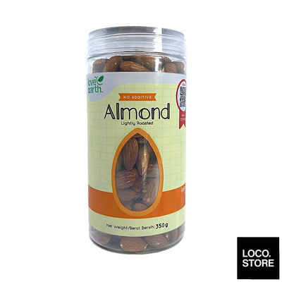 Love Earth Lightly Roasted Almond 350g - Snacks