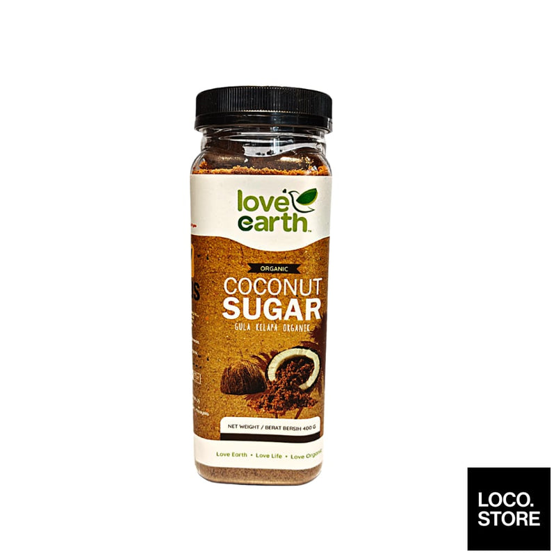 Love Earth Organic Coconut Sugar 400g - Cooking & Baking