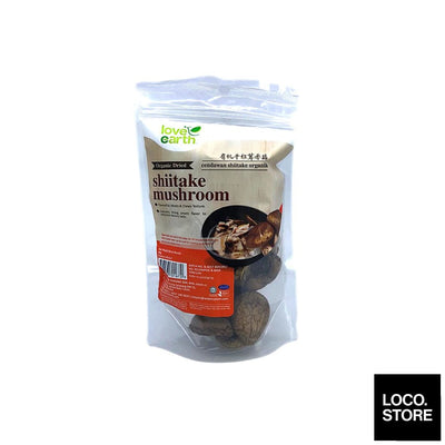 Love Earth Organic Dried Shiitake Mushroom 80g - Health & 