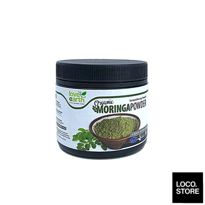Love Earth Organic Moringa Powder 185g - Health & Wellness