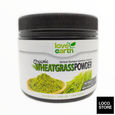 Love Earth Organic Wheatgrass Powder 185g - Health & 