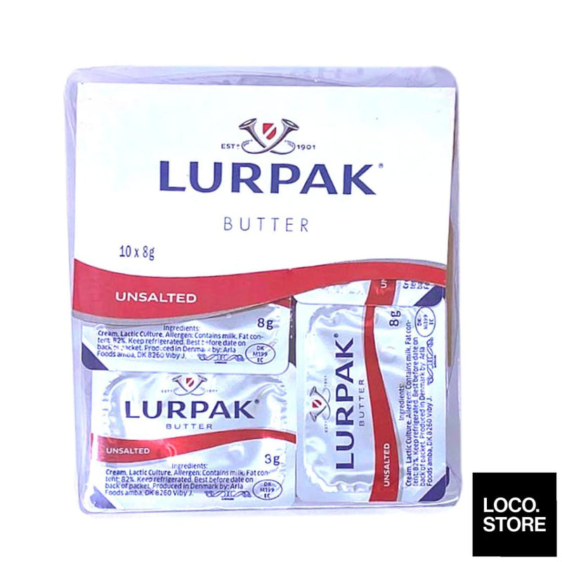 Lurpak Butter in Cup Unsalted 10x8g - Dairy & Chilled