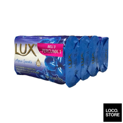 Lux Aqua Sparkle Bar Soap 4X80G - Bath & Body