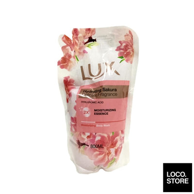 Lux Liquid Body Wash Hydrating Sakura Refill 800ml - Bath &