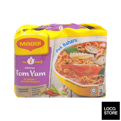 Maggi 2-Minute Instant Noodle Tom Yam 5x80g - Instant Foods