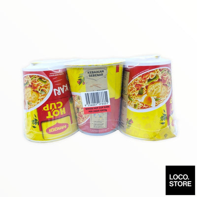 Maggi Hot Cup Value Pack Curry 6x59g - Instant Foods