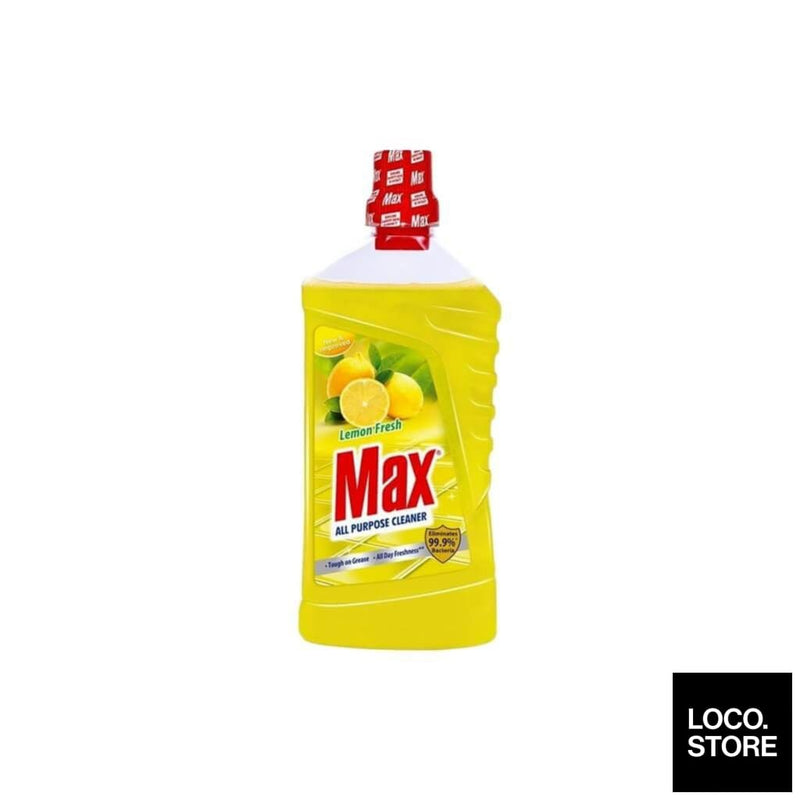 Max All Purpose Cleaner Lemon Fresh 1L - Household