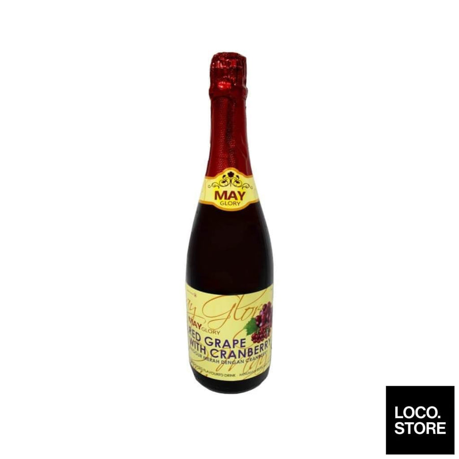 May Sparkling Drinks Red Grape With Cranberry 750ml - 