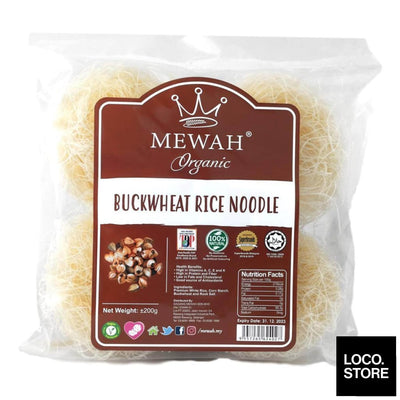 Mewah Organic Buckwheat Rice Noodle 200G - Noodles Pasta & 