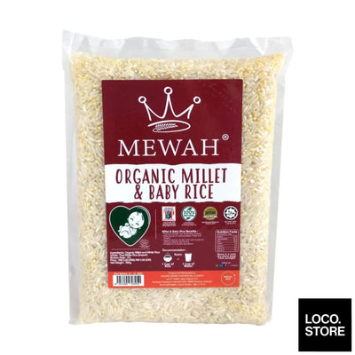 Mewah Organic Millet & Baby Rice 300G - Noodles Pasta & Rice