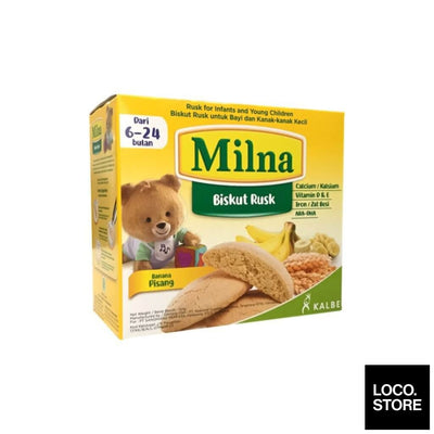 Milna Baby Rusk Banana 130g - Baby & Child