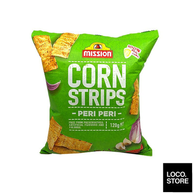 Mission Corn Strips Peri Peri 120G - Snacks
