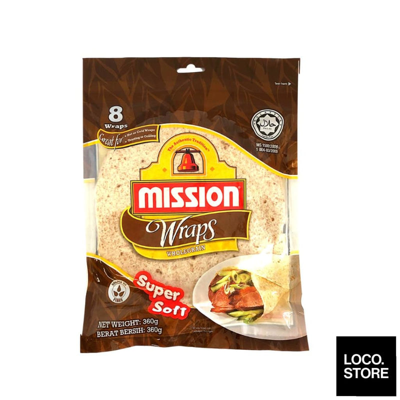 Mission Wraps Wholegrain 8S 360G - Cooking & Baking