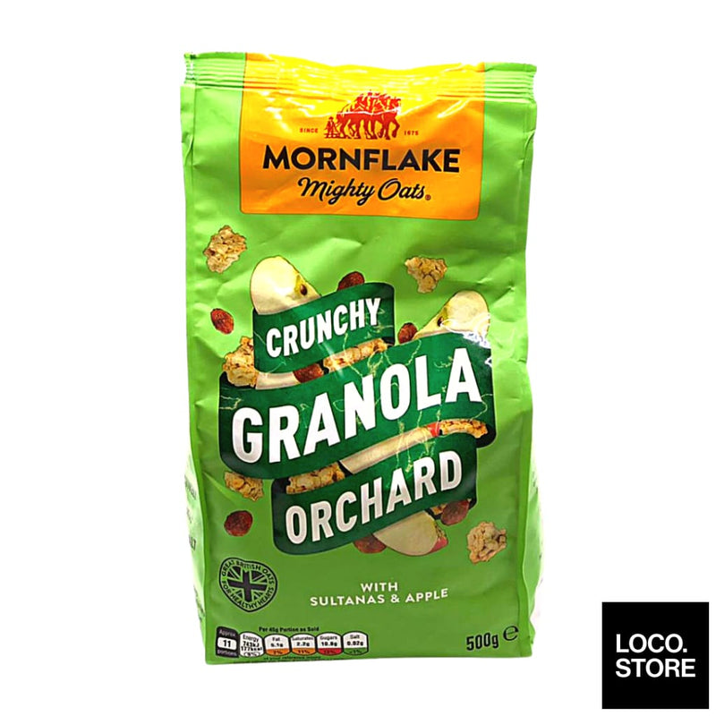 Mornflake Crunchy Granola Orchard 500g - Oats & Cereals