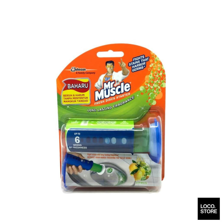 Mr Muscle Citrus Starter Disc 38g X 6 - Household