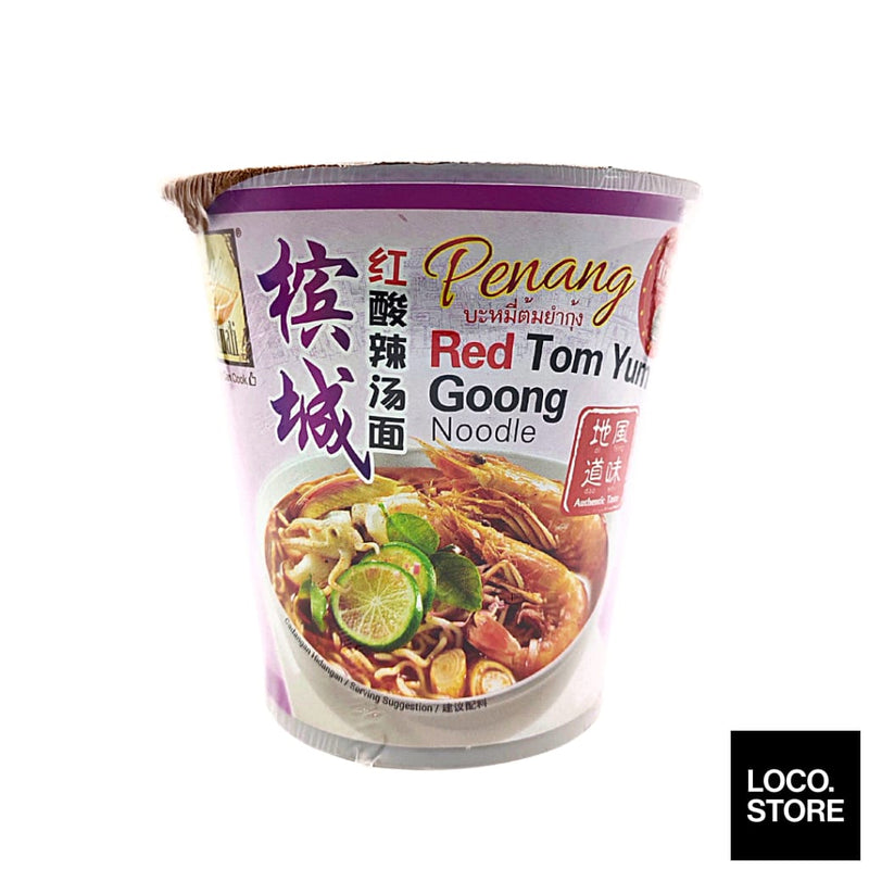 MyKuali Penang Cup Noodle Red Tom Yum Goong 85G - Instant 