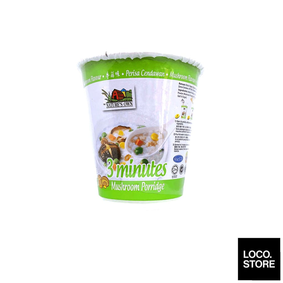 Natures Own Instant Porridge 40G Mushroom - Instant Foods