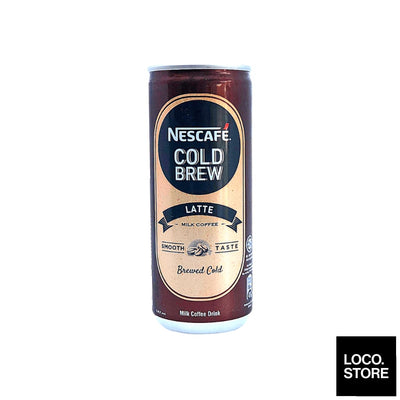 Nescafe Cold Brew Latte Can 240ml - Beverages