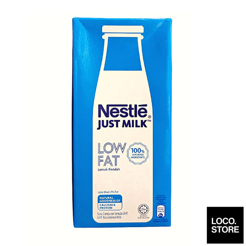 Nestle Just Milk Low Fat Milk 1L - Dairy & Chilled