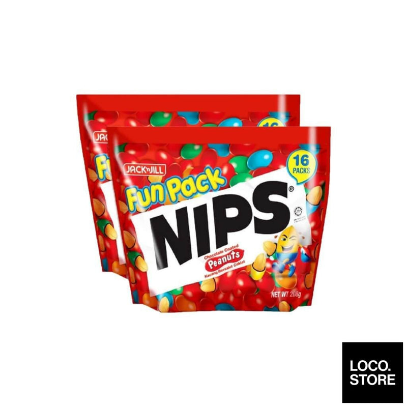 Nips Peanut 13g X 16 - Biscuits Chocs & Sweets