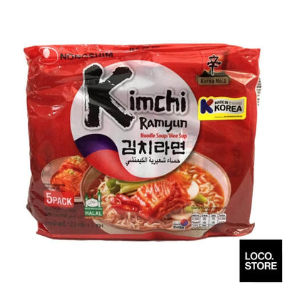 Nongshim Kimchi Ramyun (5X120G) - Instant Foods