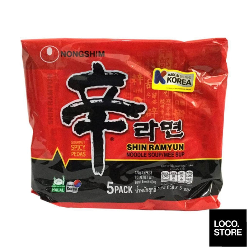 Nongshim Shin Ramyun (5X120G) - Instant Foods
