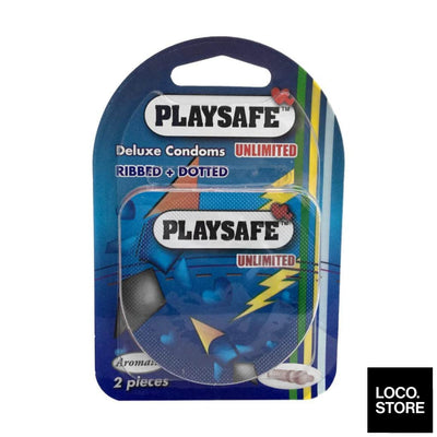 Playsafe Easy Pack Ribbed + Dotted 2S - Health & Wellness