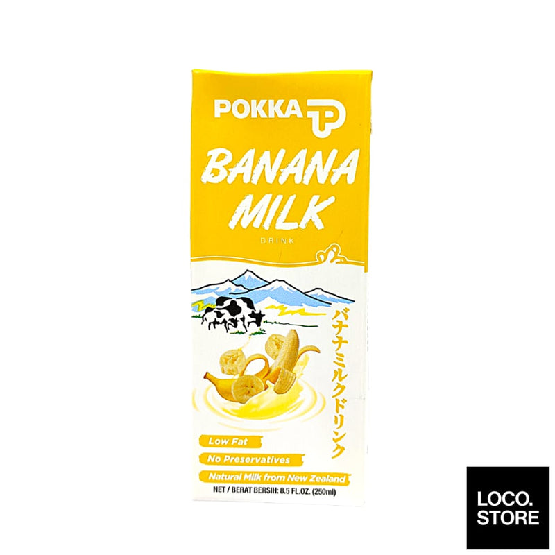 Pokka Banana Milk 250ml - Beverages