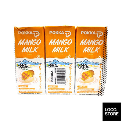 Pokka Mango Milk 6x250ml - Beverages