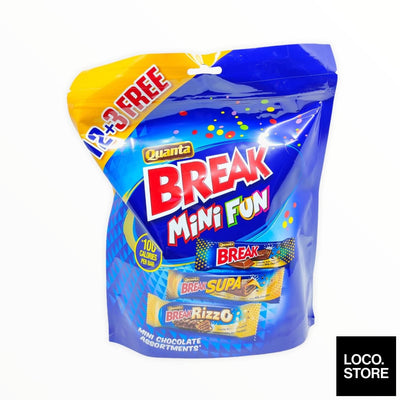 Quanta Break Mini Fun Pack (12+3) 269g - Biscuits Chocs & 