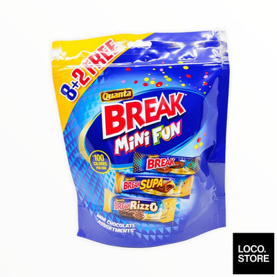 Quanta Break Mini Fun Pack (8+2) 179g - Biscuits Chocs & 