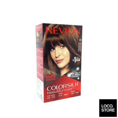 Revlon ColorSilk Hair Color - 43 Medium Golden Brown - Hair 