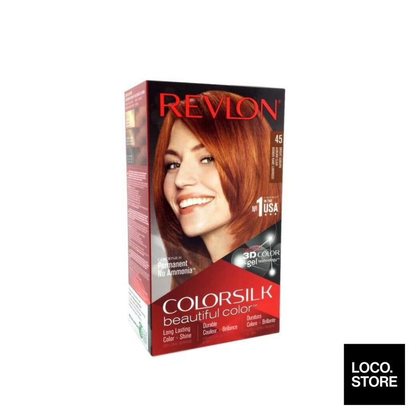 Revlon ColorSilk Hair Color - 45 Bright Auburn - Hair Care