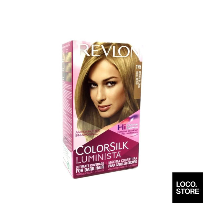 Revlon ColorSilk Hair Color Luminista - 175 Medium Blonde - 