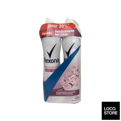 Rexona Deodorant Spray Women Fresh Rose (Twin Pack) 150ml x 