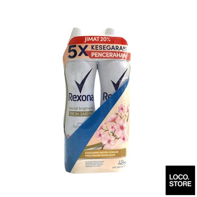 Rexona Spray Women - Fresh Sakura (Twin) 150ml X 2 - Bath & 